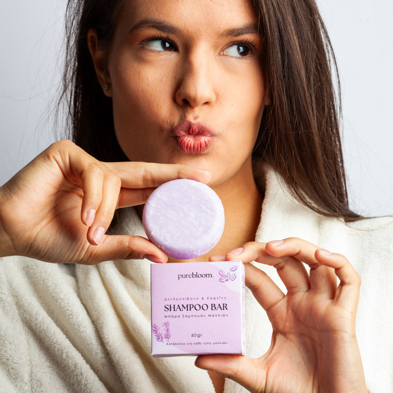 Rice Protein Shampoo Bar for Hair Growth - Rosemary & Caffeine