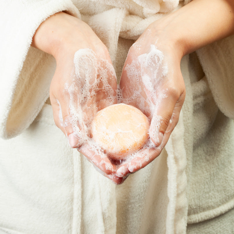 Rice Protein Shampoo Bar for Hair Growth - Mango & Papaja