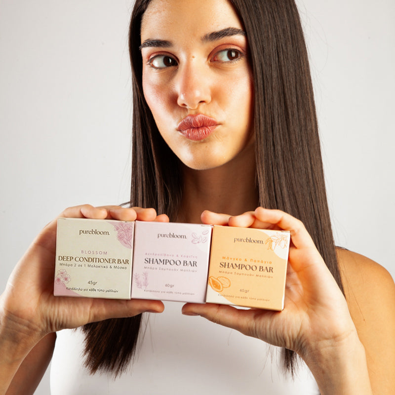 Rice Protein Treatment Set for Hair Growth (2 Shampoo, 1 Conditioner)